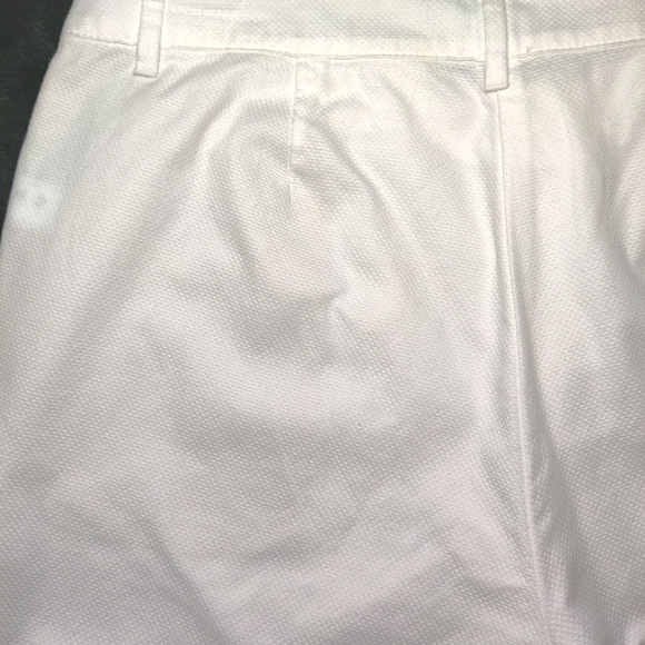 J Jill White Cotton Ankle Trouser Pants Size 8 - Picture 7 of 11